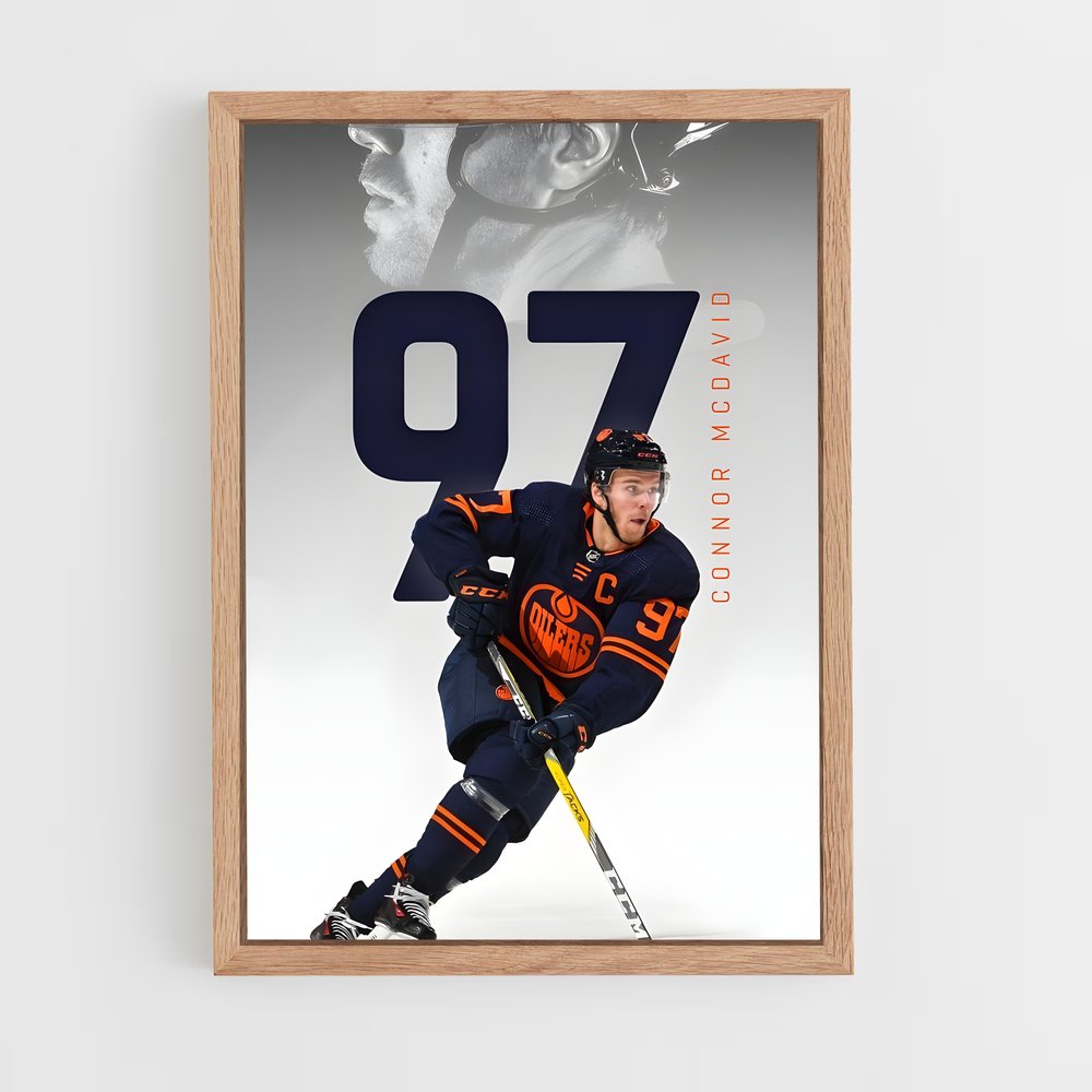 Poster Connor mcdavid – affiche Hockey sur glace (vue 4)